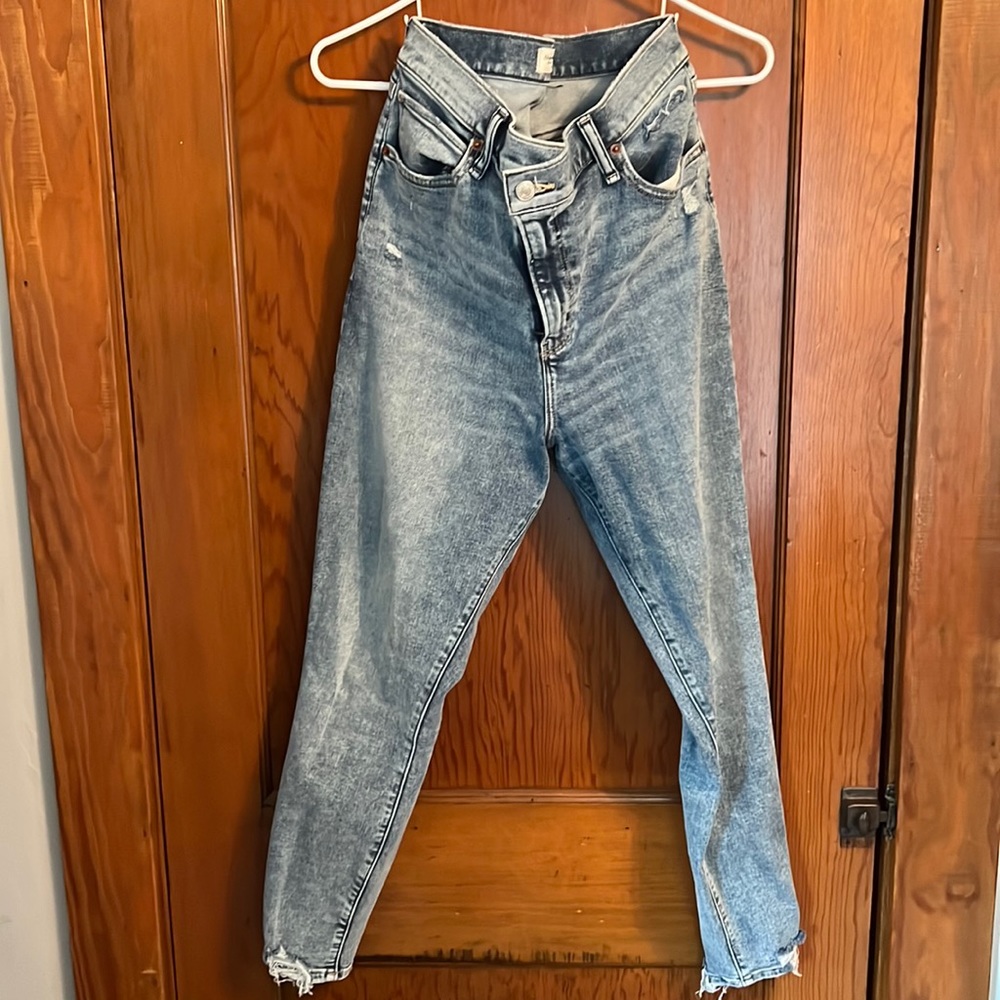 Abercrombie Curve Love High Rise Super Skinny Ankle Jean